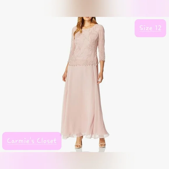 Petite Dresses J Kara Blush Dress J Kara Dresses Nwtobo J Kara